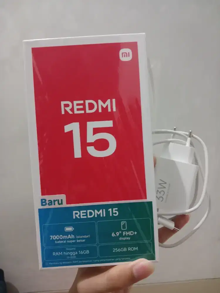 HP REDMI 15 8/256 RAM BEKAS (BARU 1 MINGGU)