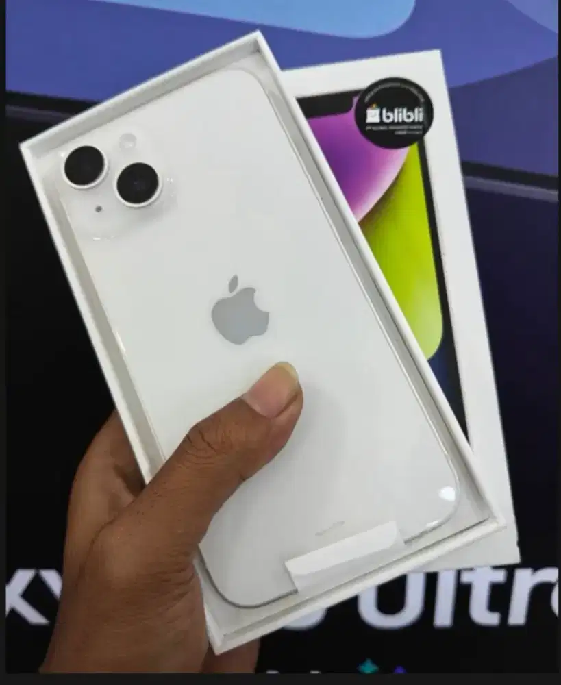 iPhone 14 128gb open box only resmi iBox