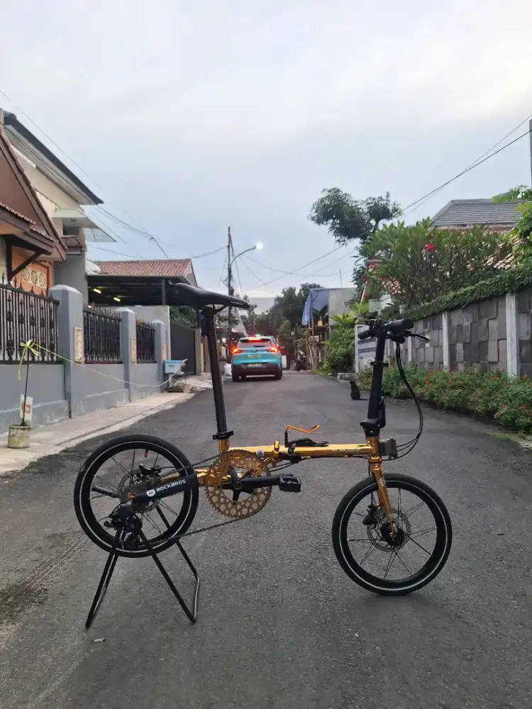 Sepeda lipat element troy 10 speed