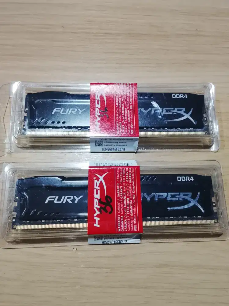 DDR 4 Hyper-X FURY KINGSTON 16GB (2X8GB)