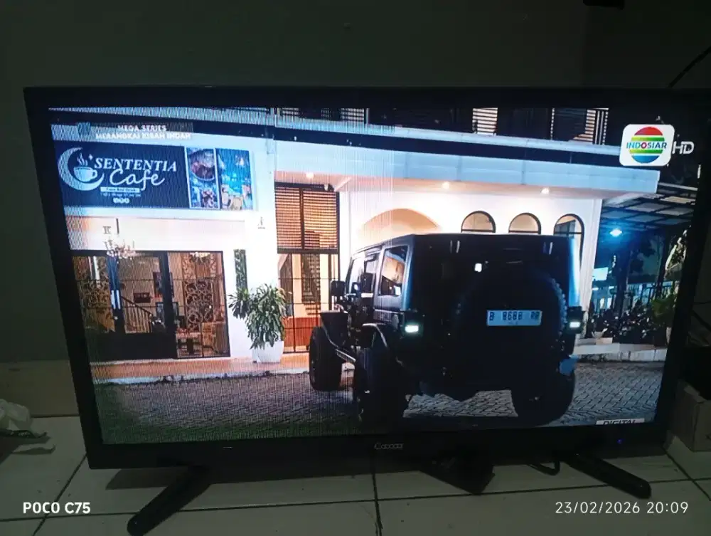 tv coocaa analog 32 inc plus antena dan stb
