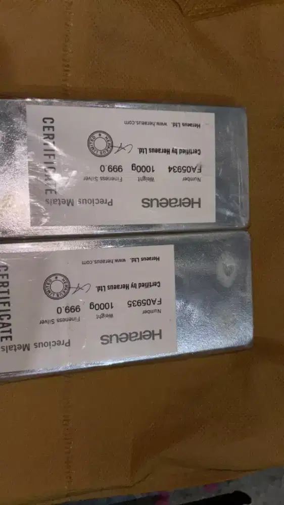 Dijual Silver harga 68 juta