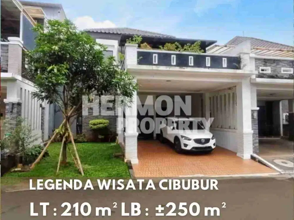 Dijual Rumah Modern Minimalis - Full dak balkon di legenda wisata Cibubur