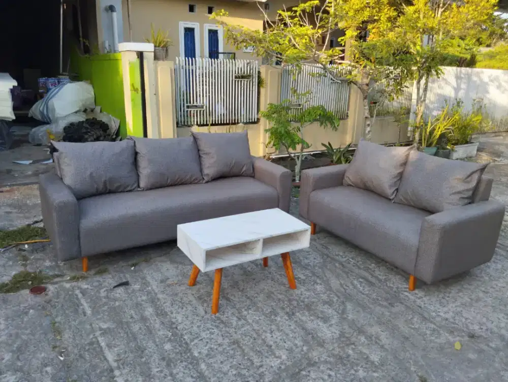 Sofa tamu retro type 3.2 + meja