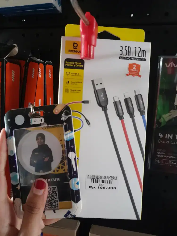 BASEUS CABLE 3 IN 1 FOR M-L-T 3.5A ATLANTIS DAHSYAT