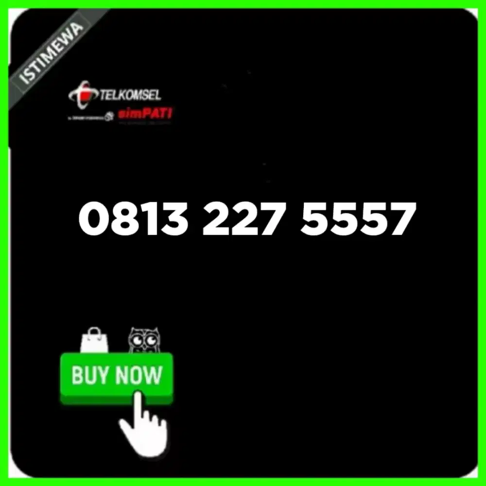 Bass nomor Cantik simpati Telkomsel 11 digit