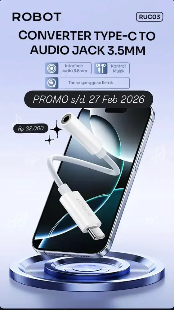 CONVERTOR TYPE C TO AUDIO JACK