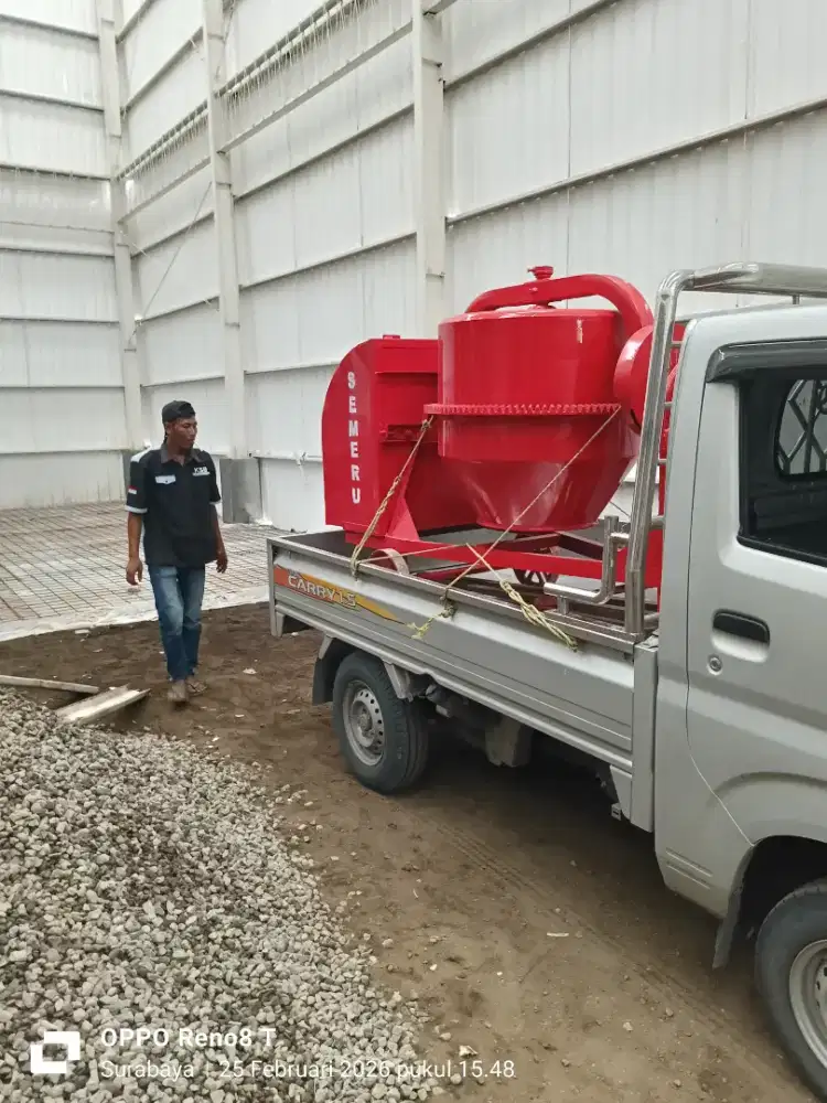 Molen cor 50kg komplit mesin siap pakai