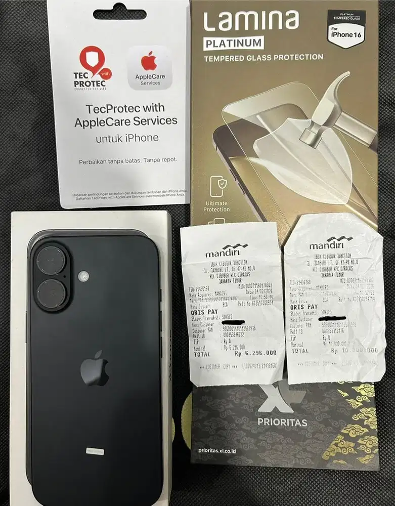 IPHONE 16 128GB EX IBOX UMUR BARU 25HARI