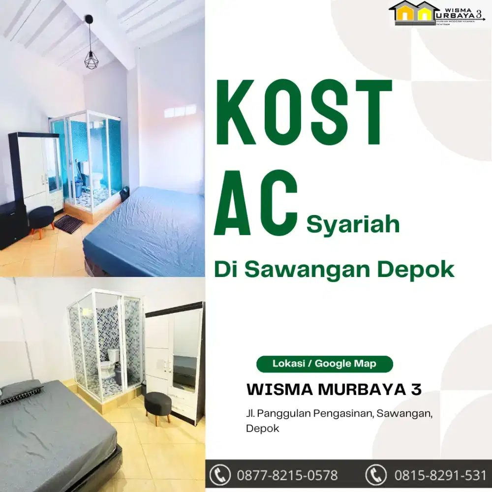 DISEWAKAN KOST AC MURAH SAWANGAN - Syariah