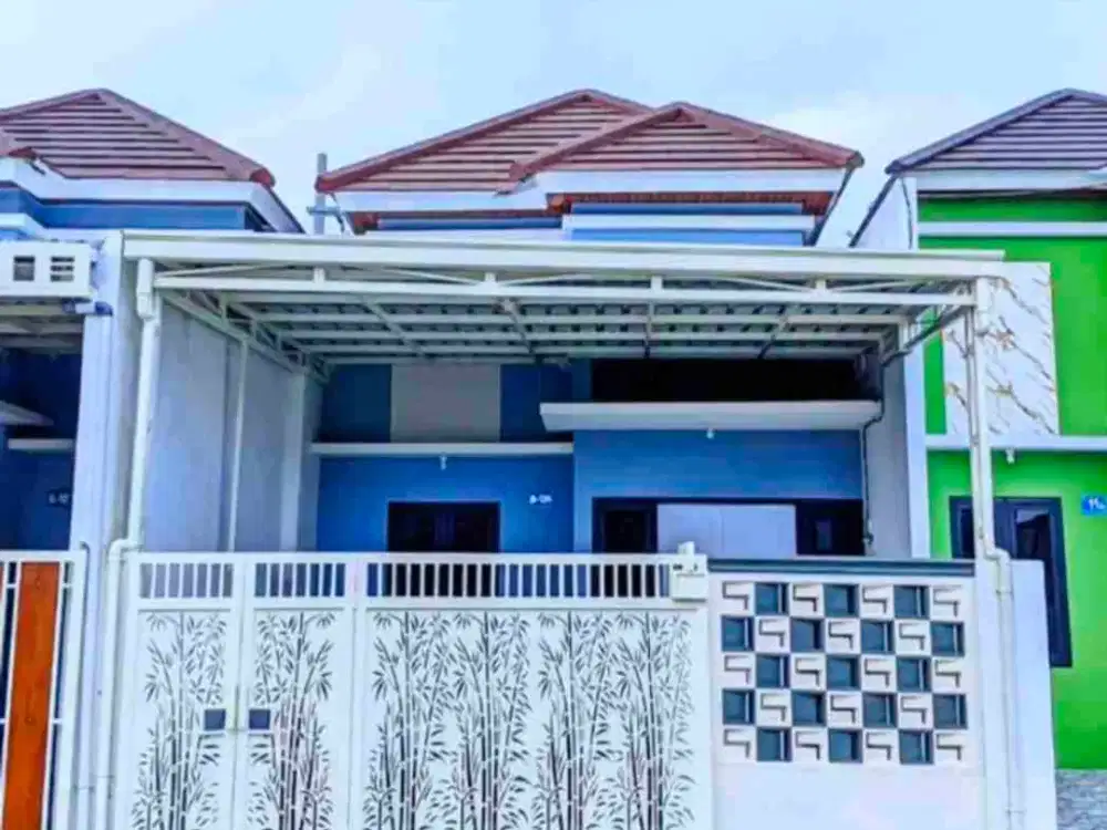 Rumah Baru On Progress Bonus Canopy, Pagar di Wonorejo Surabaya Dekat Merr & Galaxy Mall
