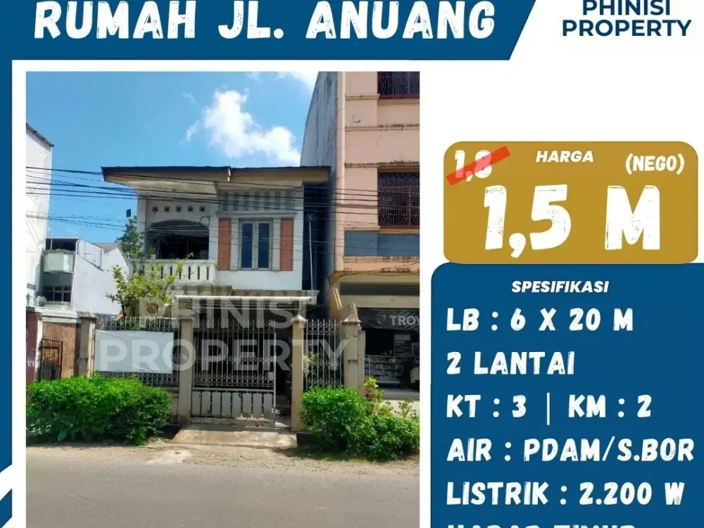 Dijual Rumah Murah di Poros Jalan Anuang