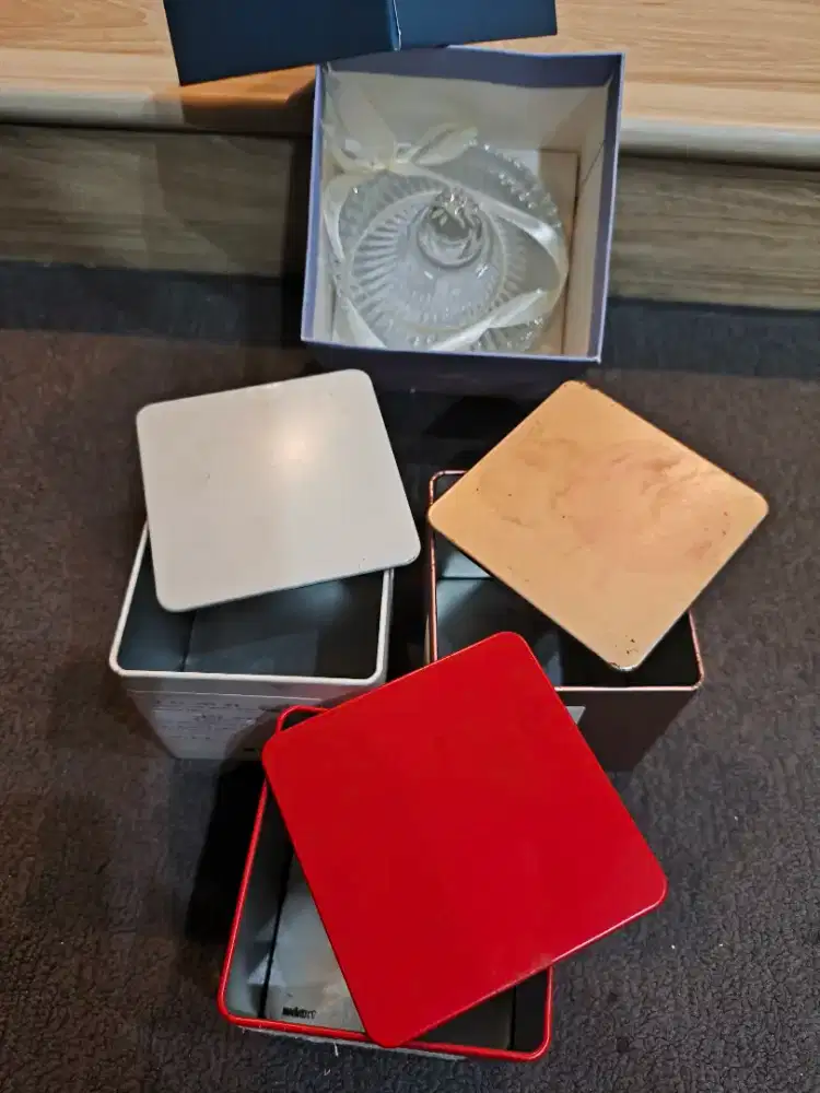 PERALATAN DAPUR TEMPAT , TEH , KOPI , GULA & TOPLES KRISTAL PRELOVED