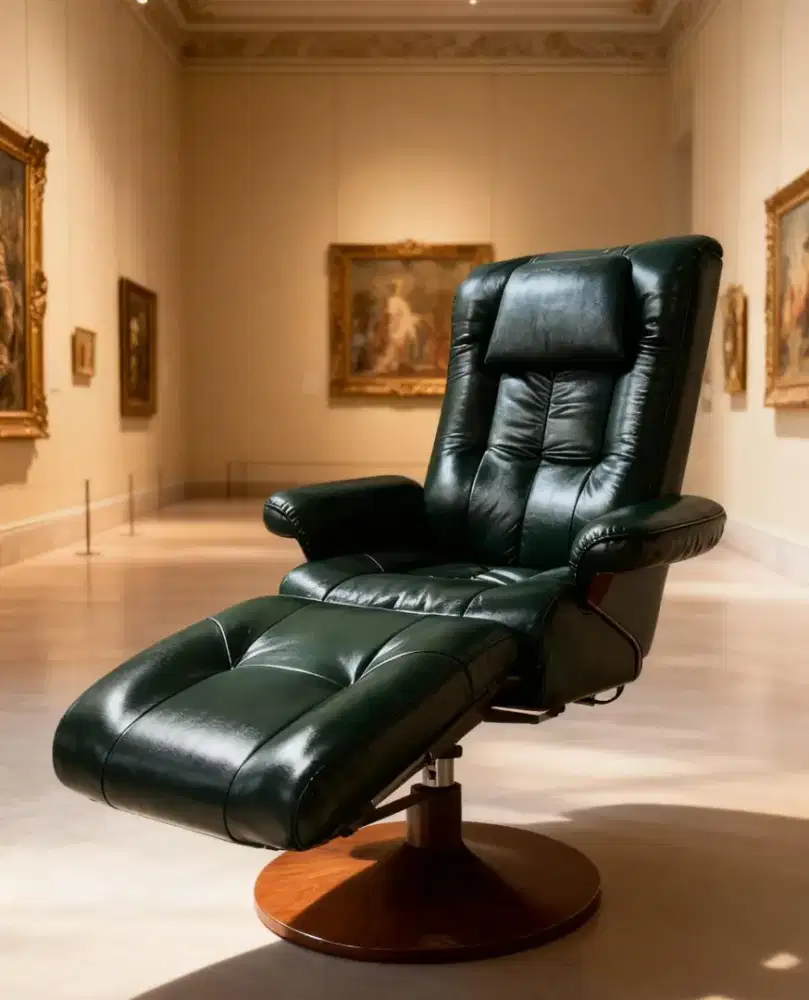 Kursi santai full leather made in italy