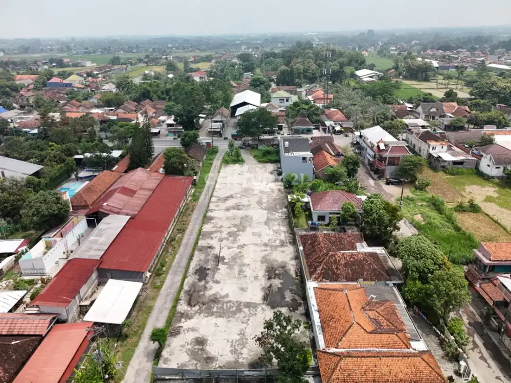 Disewakan Lahan Siap Bangun Gudang Di Pinggir Jalan Raya Piyungan