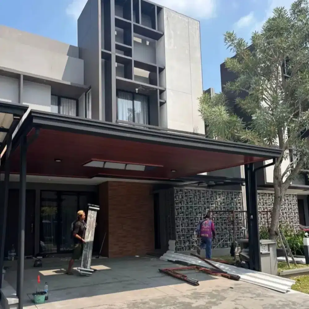 Pemasangan kanopi plafon pvc