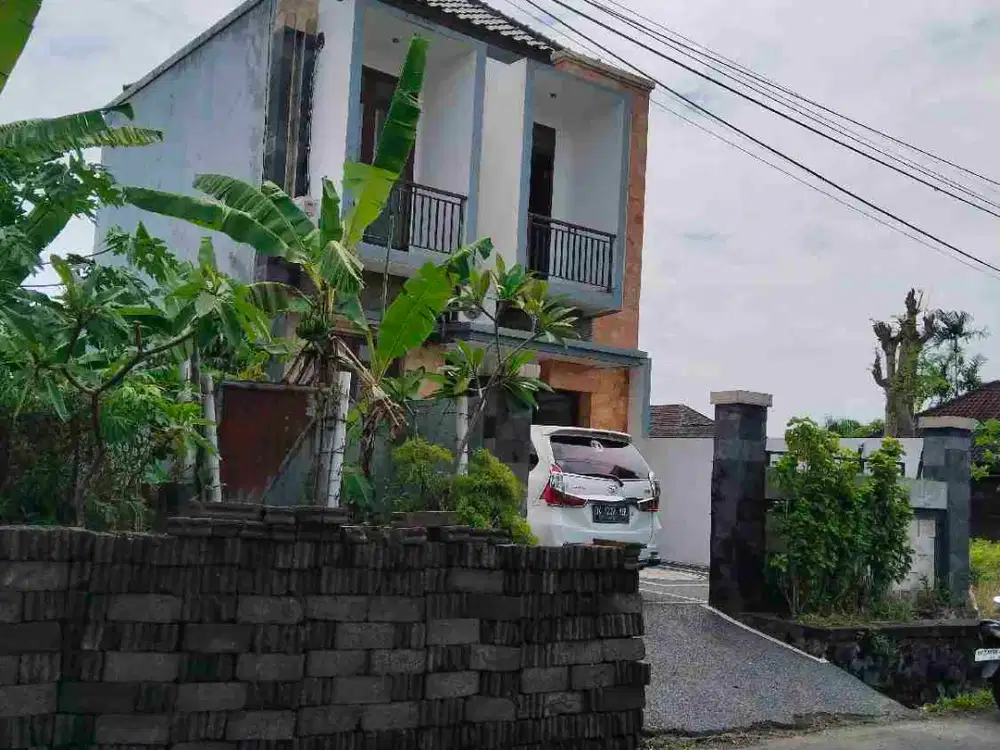 Dijual rumah lantai dua minimalis view sawah dan dekat pantai