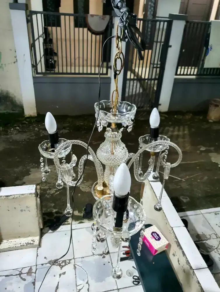 Lampu Kristal Cabang 3