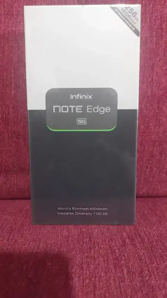 Infinix Note Edge 5G 8/256GB new segel garansi resmi black