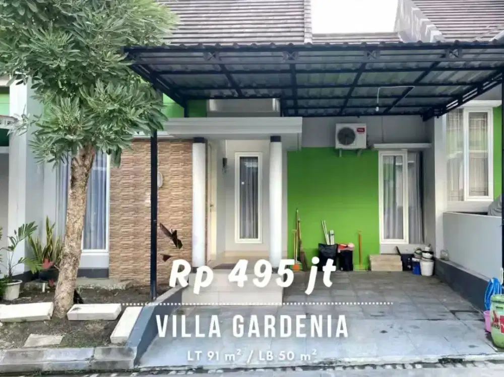 Dijual Rumah Modern Minimalis di Perumahan Villa Gardenia