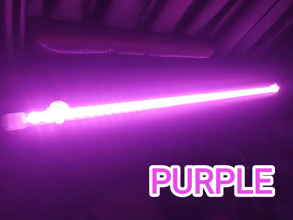 Lampu LED 4 mode warna uk 115cm  ex aquarium arwana  kondisi no minus