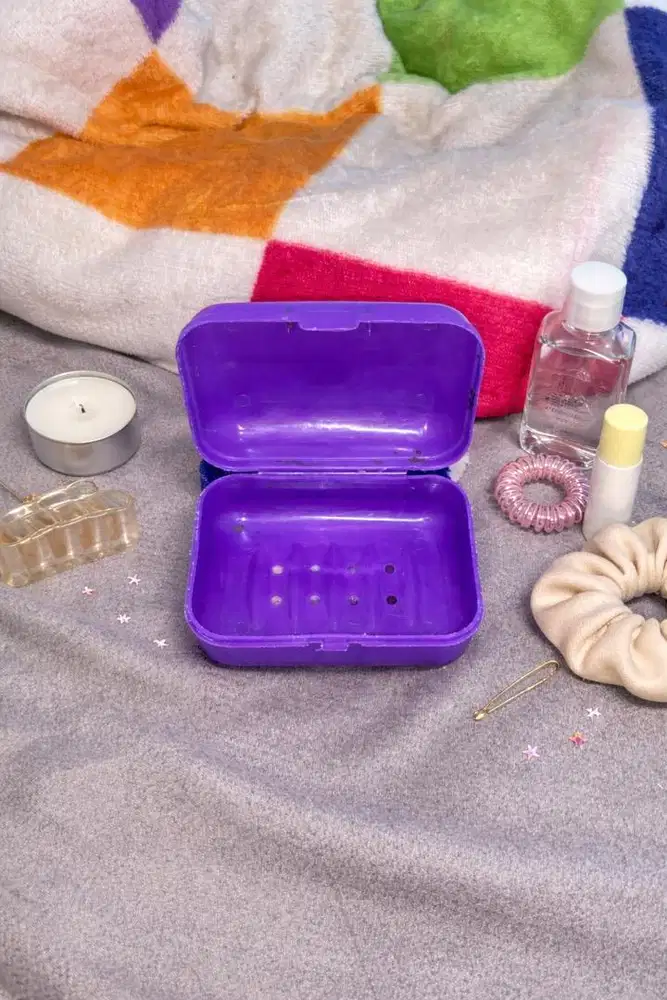 Tempat Sabun Batang Ungu