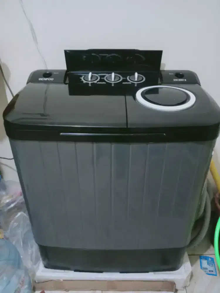 Mesin cuci denpoo 2 tabung 8 kg
