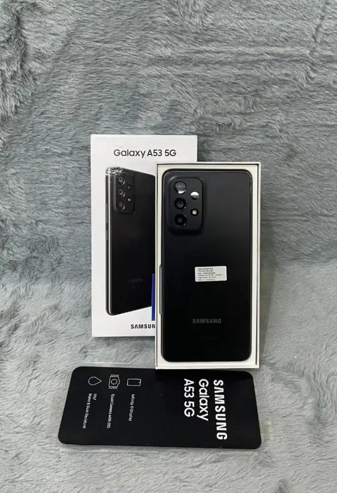 Samsung A53 5G 8/128 mulus lengkap ori no minus cod itc cempaka mas