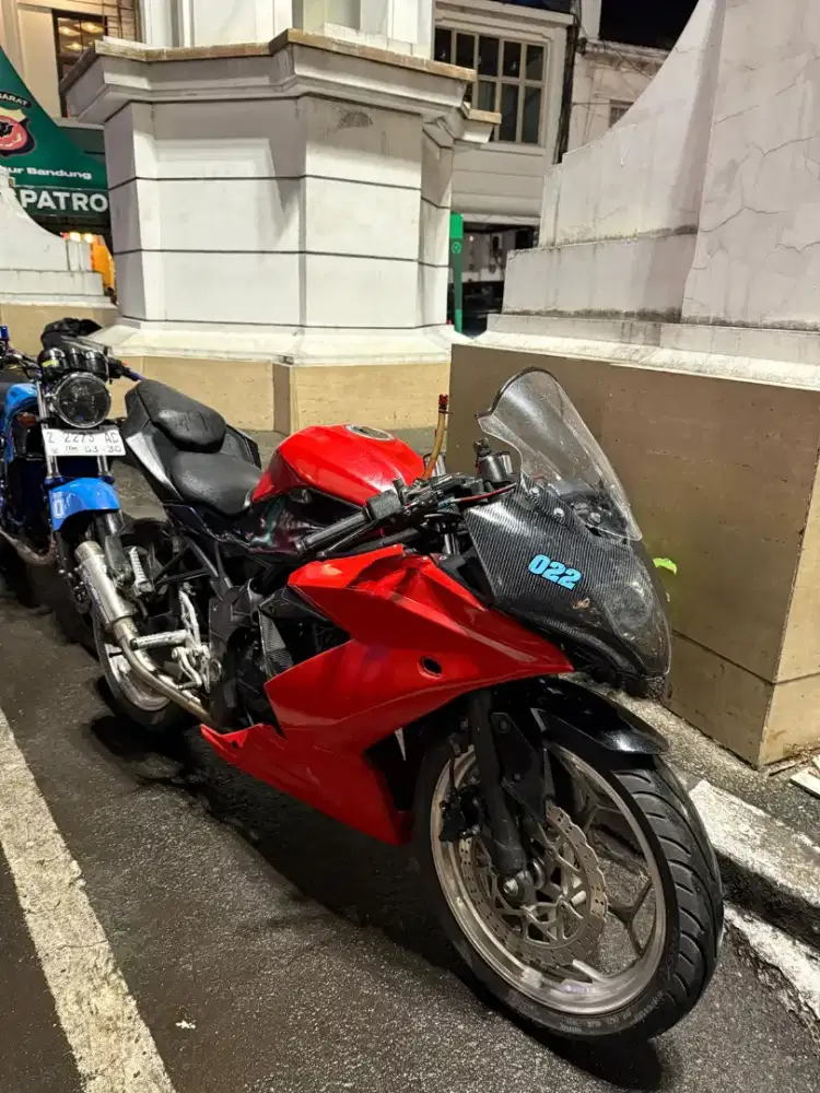 Ninja 250 cc modif lumayan banyak