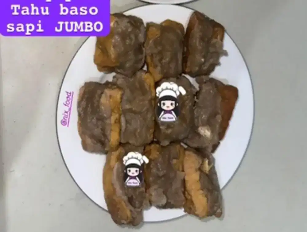 Tahu baso SAPI JUMBO isi 10 ori ( bisa Frozen)