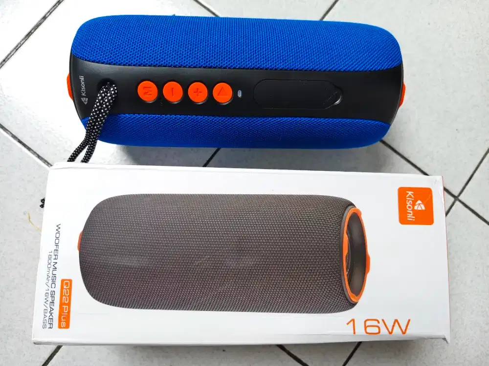 Kisonli Q22+ (Q22 Plus) Stereo Dual Bass Speaker Portable