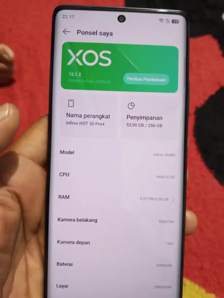Infinix Hot 50 pro plus 8/256 GB