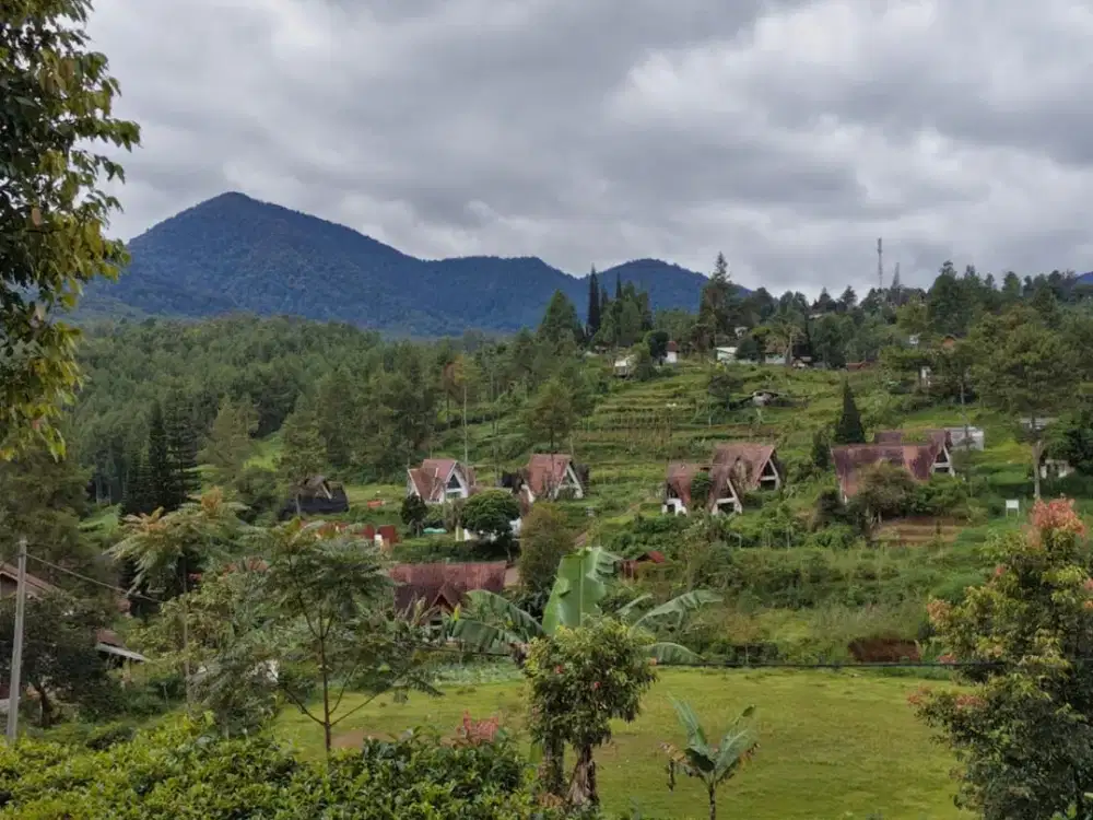 Dijual Tanah view gunung tilu  dekat villa Argapuri Gambung Ciwidey