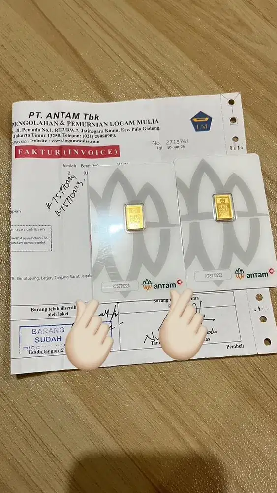 Logam Mulia Antam 1gr Original