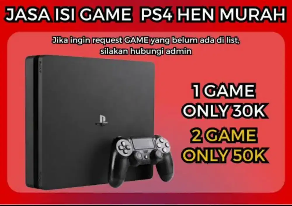 game PS4 bisa request
