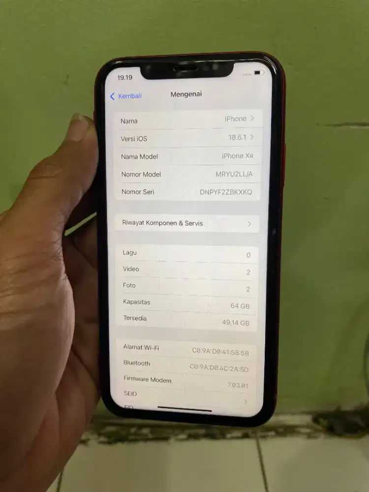 iphome xr wfi only mulusssssss