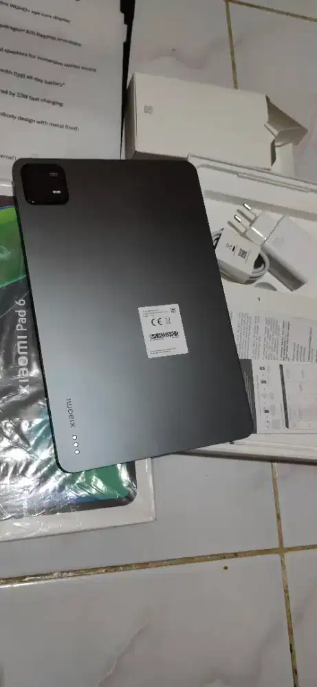 Xiaomi pad 6 wifi only ram 8+8/256gb fulset ORI mulus segel aman