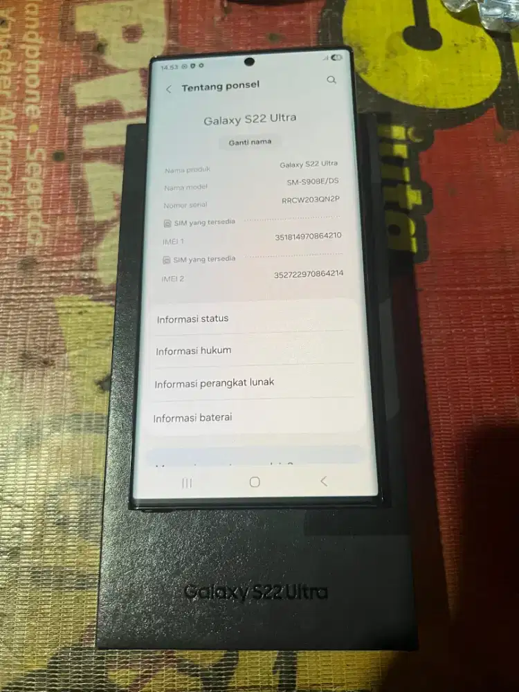 Samsung s22 ultra 12/256gb sein fullset