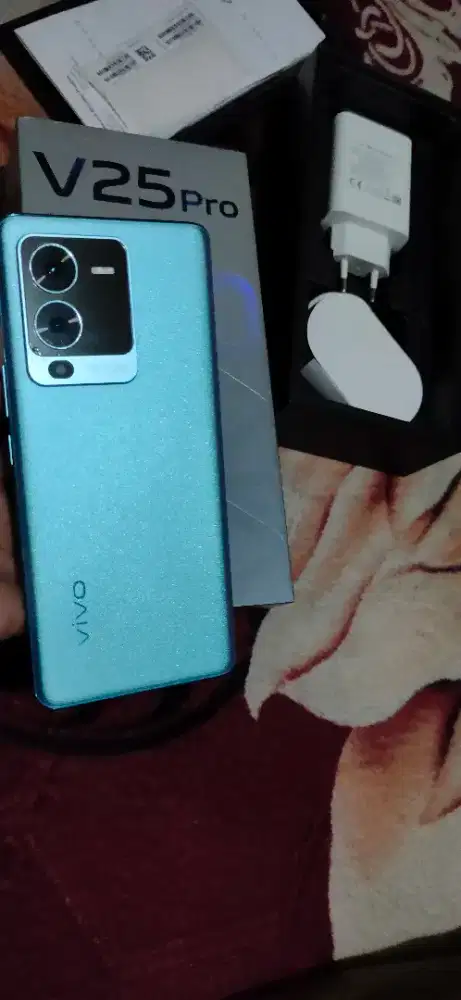 Vivo V25 PRO 5G NFC layar lengkung ram 12-12/256gb fulset ORI mulus