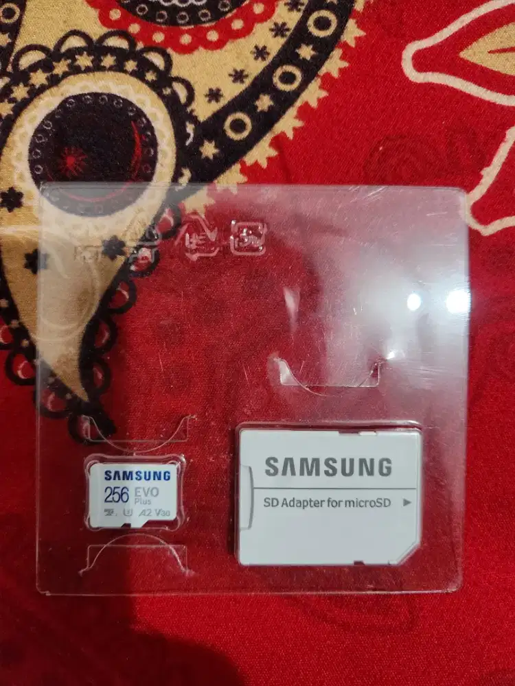 Set Micro Sd Card Samsung 256GB