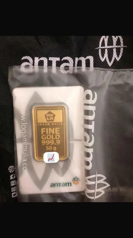 Emas antam 50 gram Logam mulia gr