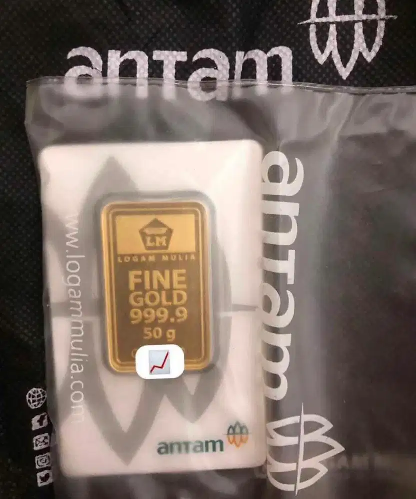 Emas antam 50 gr Logam mulia