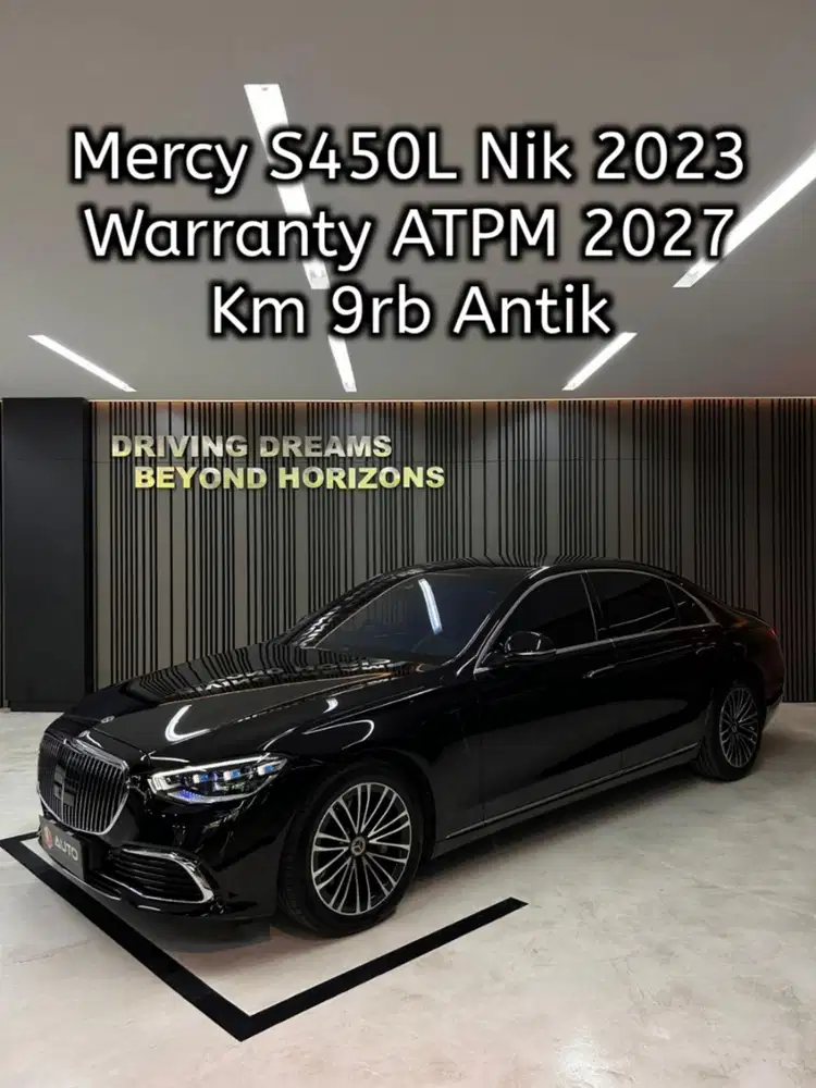 Mercedes Benz S450 2024 Hitam S450L AT Mercy Km9rb B1724KAD nik 2023