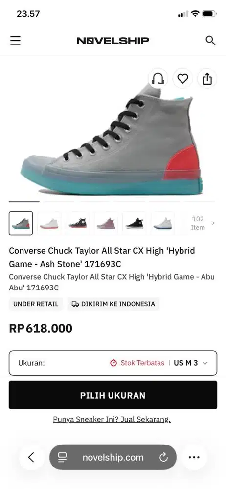 Sepatu Convers all star chuck