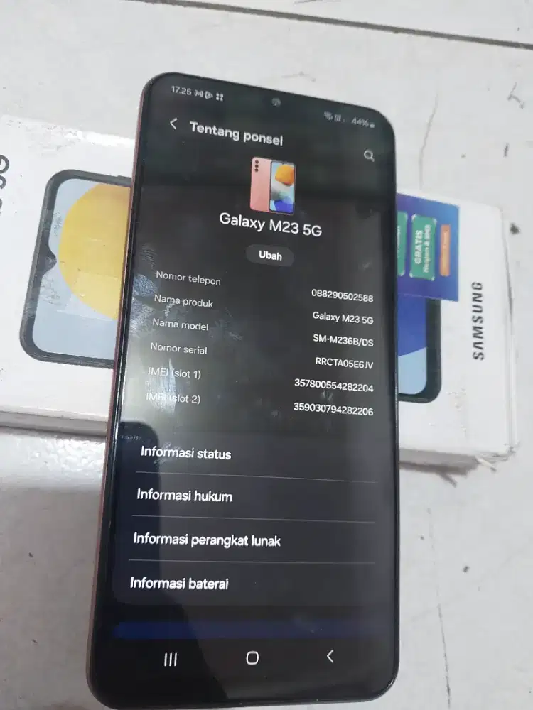 Samsung M23 5G FullOriginal Nominus Fullset FullAccesories