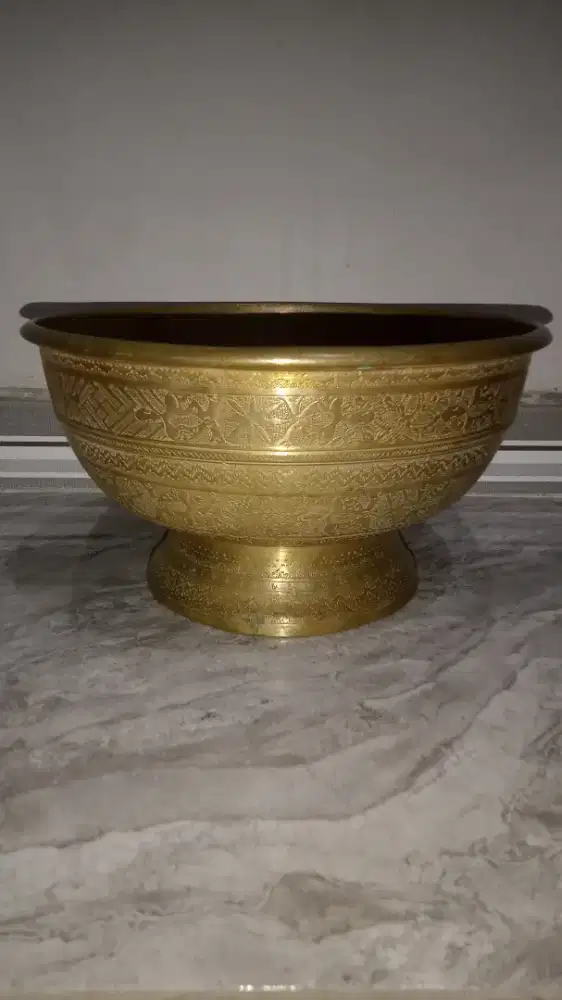 Bokor Kuningan full ukir