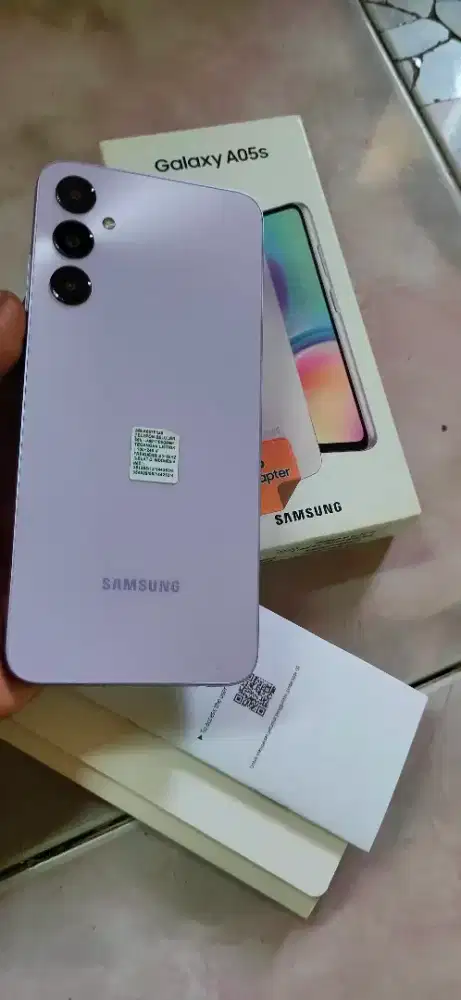 Ss galaxy A05s ram 6+6/128gb fulset mulus normal segel