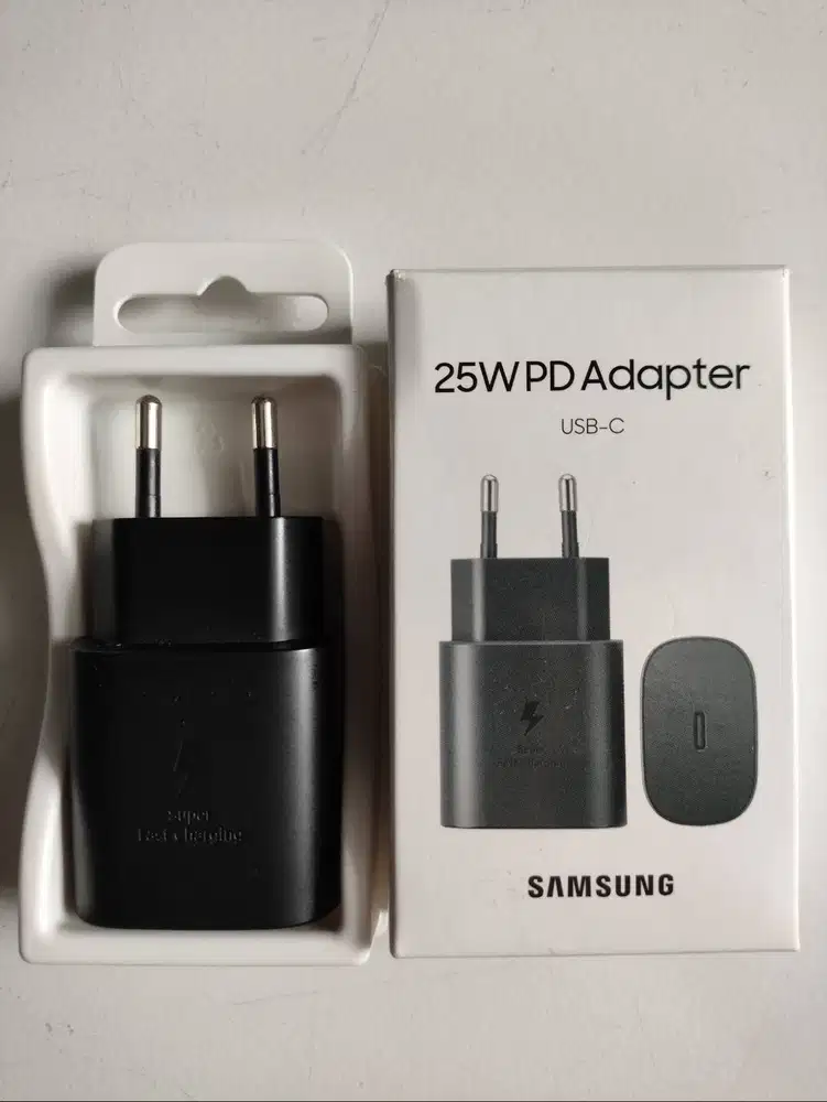 Kepala Charger Samsung 25 W Original Fast Charge Type C Samsung