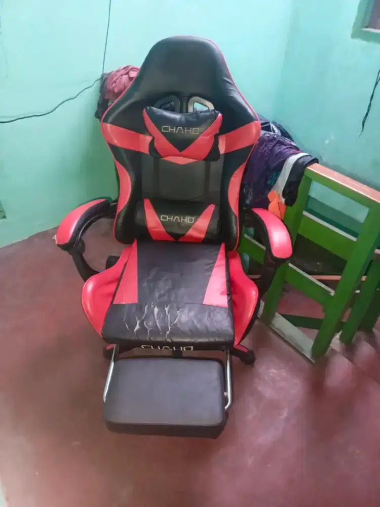 KURSI GAMING CHAHO MURAH ADA FOOTREST