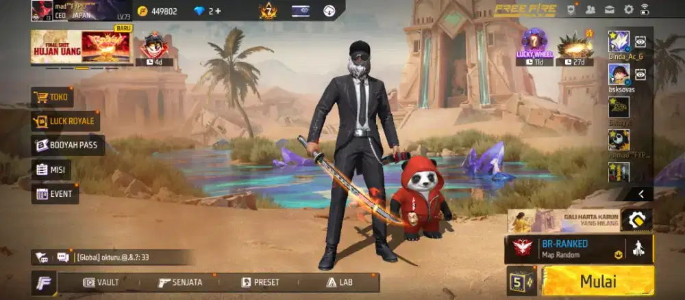 Game ff Minat langsung aja wa